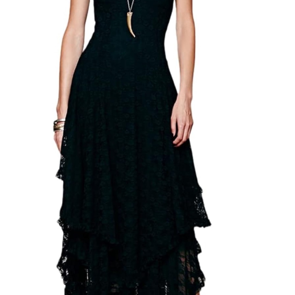 Black Lace Dress and Accessories